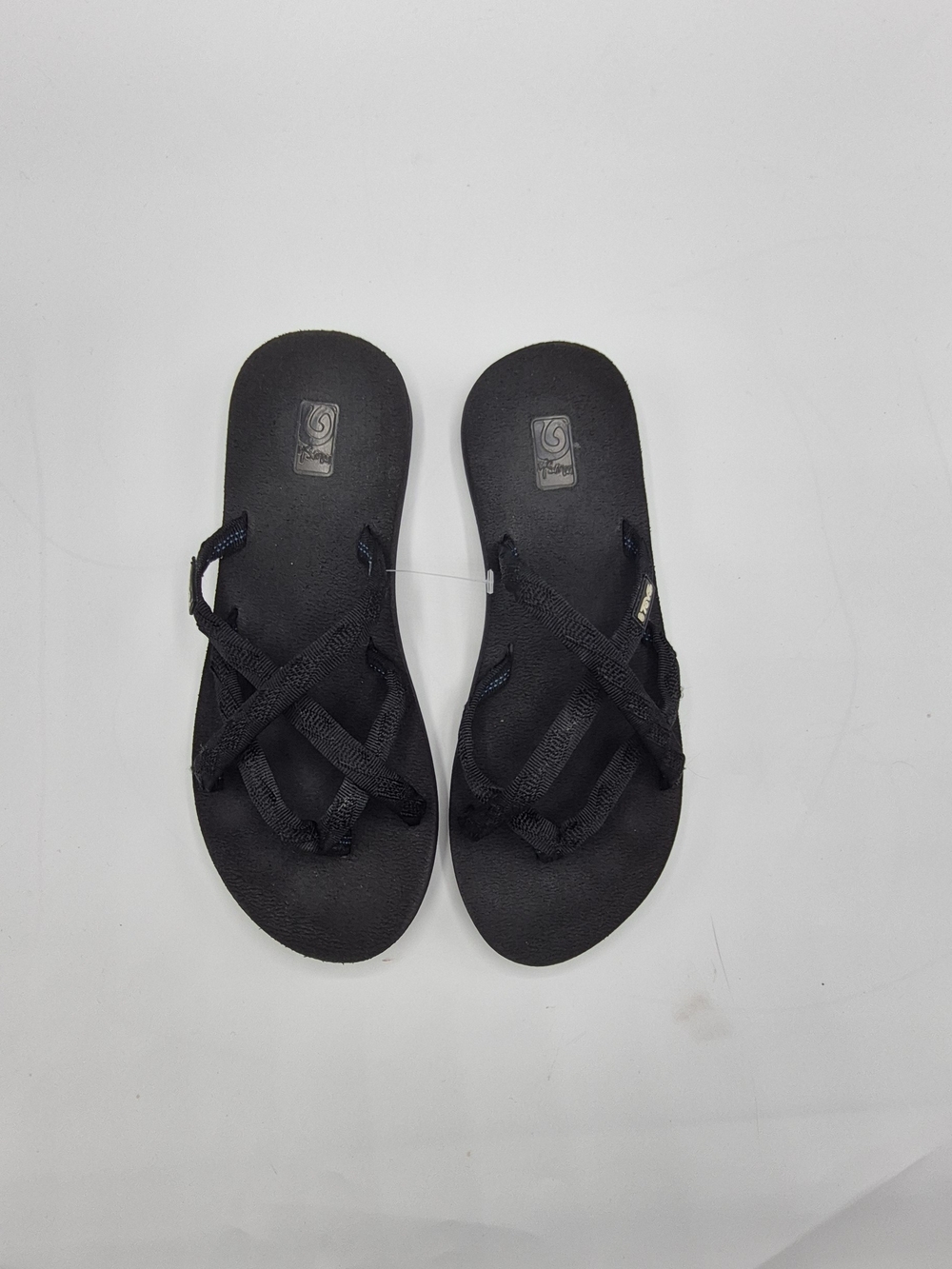 Teva Black Crisscross Strap Sandals